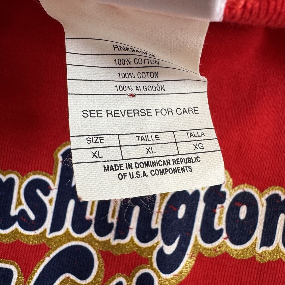 Women's MLB Washington Nationals Baseball Fitted Shirt - Picture 10 of 11